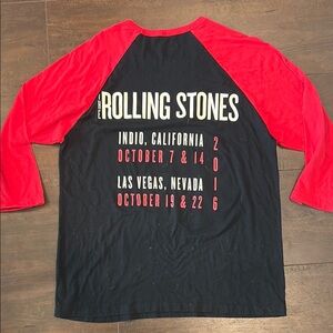 Rolling Stones Desert Trip 2016 baseball t shirt